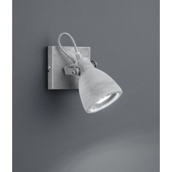 Spot Trio CONCRETE LED Gris, 1 lumière