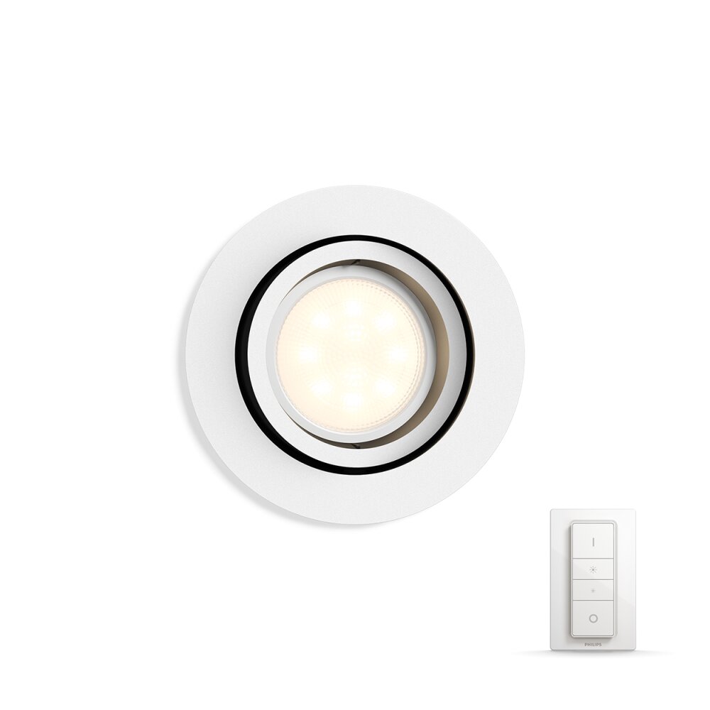 Spot encastrable, kit d'extension Philips Hue Ambiance White Milliskin  Blanc 8718696161074