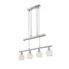 Suspension Globo Elliott LED Nickel mat, 4 lumières