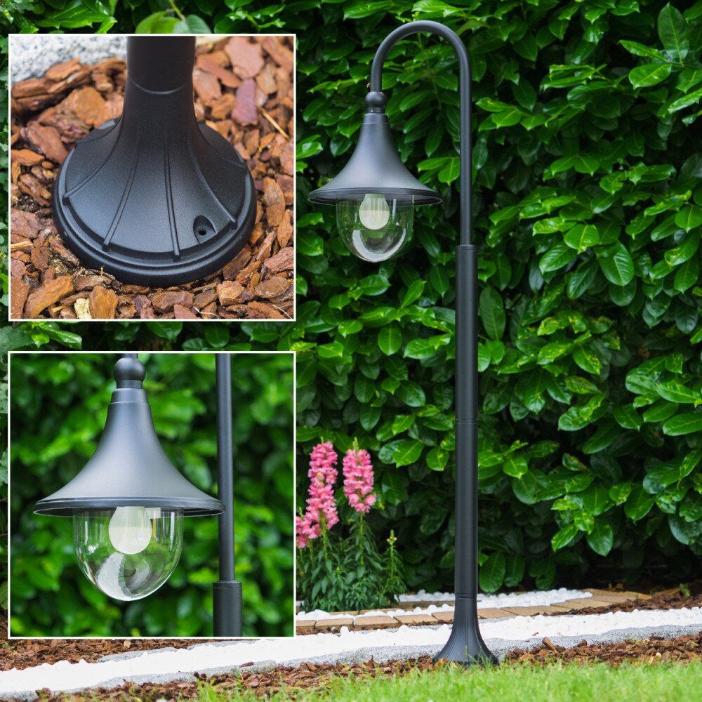 Borne d'éclairage Elgin Noir, 1 lumière main product photo