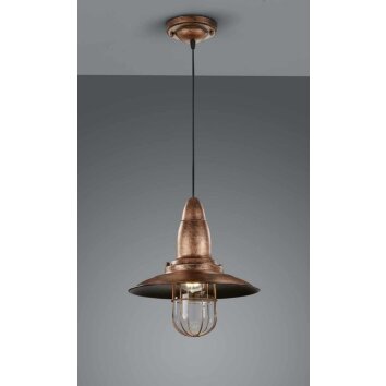 Suspension Trio FISHERMAN Cuivre, 1 lumière Suspension Trio FISHERMAN Cuivre, 1 lumière
