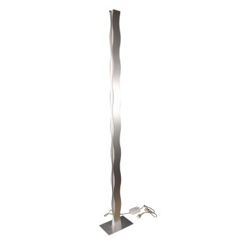 Lampadaire Lutec WAVE Nickel mat, 3 lumières