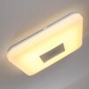 Plafonnier Lumsden LED Gris, 1 lumière, Télécommandes