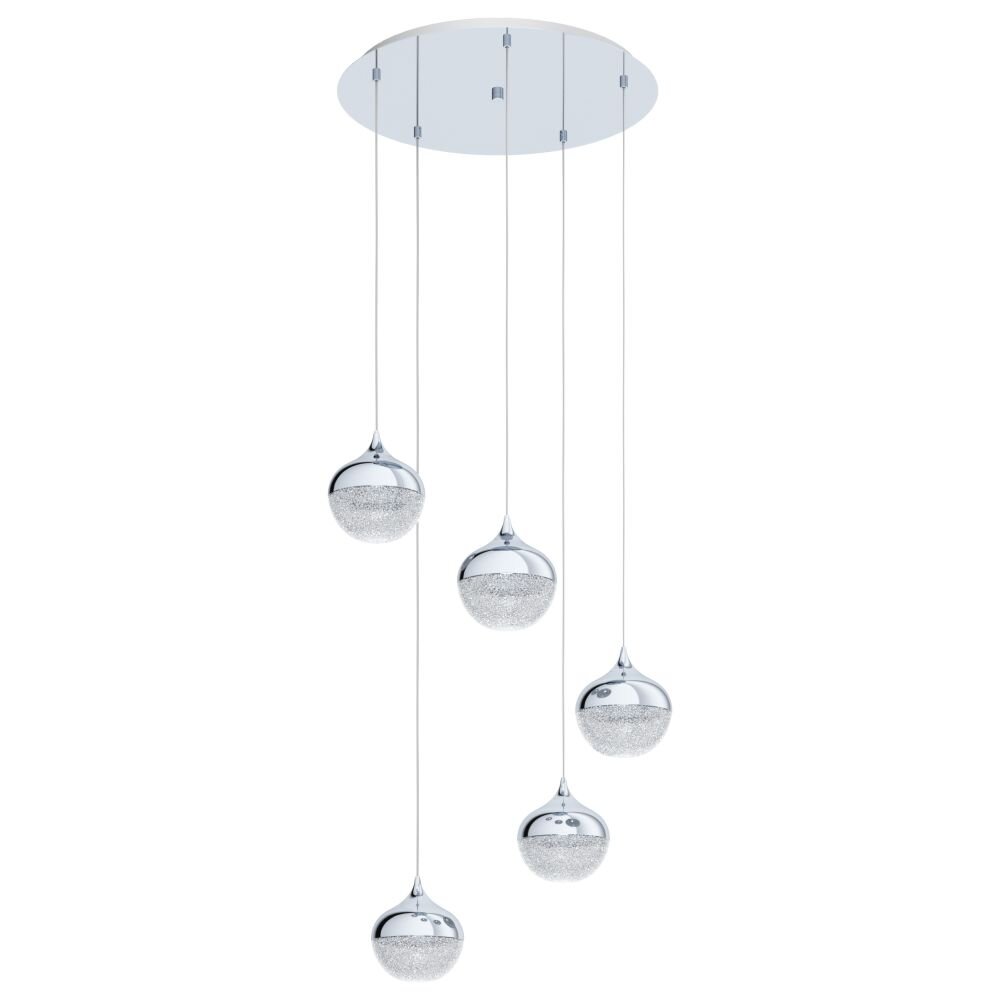 Suspension EGLO MIOGLIA Chrome, 5 lumières main product photo