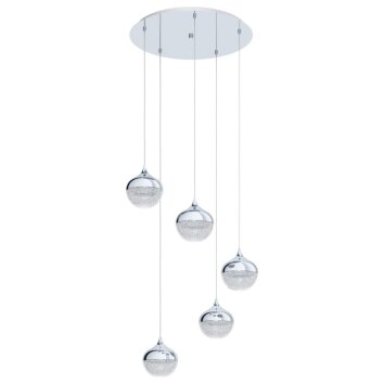 Suspension EGLO MIOGLIA Chrome, 5 lumières