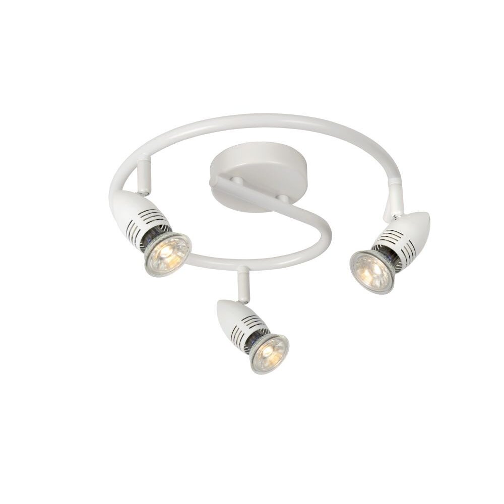 Spot Lucide CARO Blanc, 3 lumières main product photo
