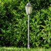 Lampadaire extérieur Lignac Noir, Argenté, 1 lumière