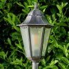 Lampadaire extérieur Lignac Noir, Argenté, 1 lumière
