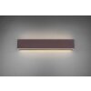 Applique murale Trio Leuchten CONCHA LED Rouille, 2 lumières