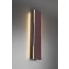 Applique murale Trio Leuchten CONCHA LED Rouille, 2 lumières