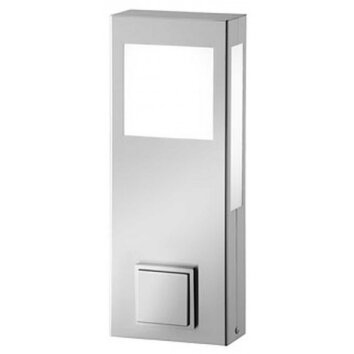 Paulo Eclairage de chemin Luminaires CMD couleur acier inoxydable, 1 lumière