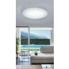 Plafonnier Eglo GIRON-S LED Blanc, 1 lumière, Télécommandes