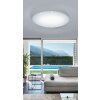 Plafonnier Eglo GIRON-S Blanc, 1 lumière, Télécommandes