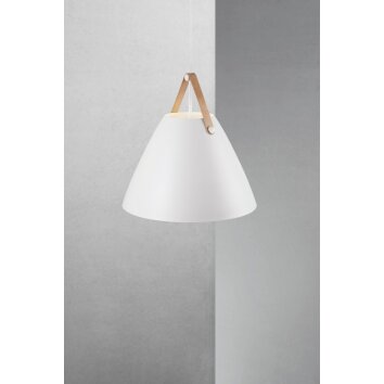 Suspension Design For The People by Nordlux STRAP48 Blanc, 1 lumière