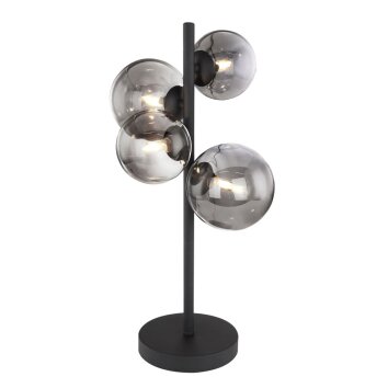 Lampe à poser Globo JOGANA LED Noir, 4 lumières