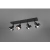 Spot Trio Leon LED Noir, 4 lumières Spot Trio Leon LED Noir, 4 lumières