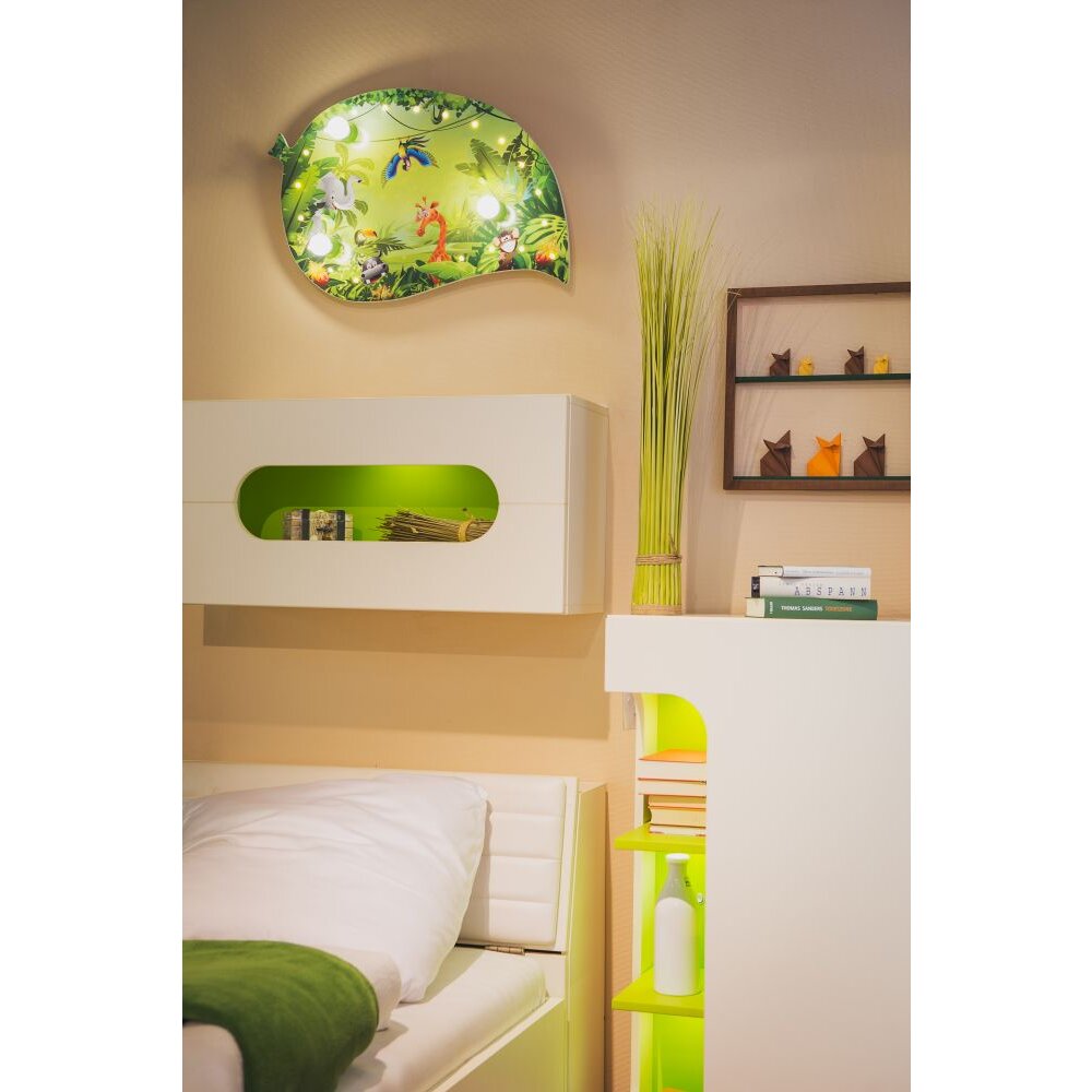 Plafonnier Elobra BLATT WILDNIS Vert, 3 lumières main product photo