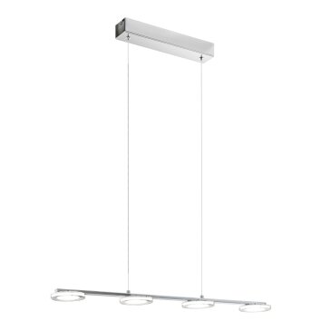 Suspension Eglo CARTAMA LED Chrome, 4 lumières