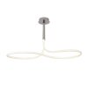 Plafonnier Mantra NUR LINE LED Chrome, Blanc, 1 lumière
