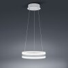 Lampe pendante Helestra Liv LED Gris, Blanc, 2 lumières