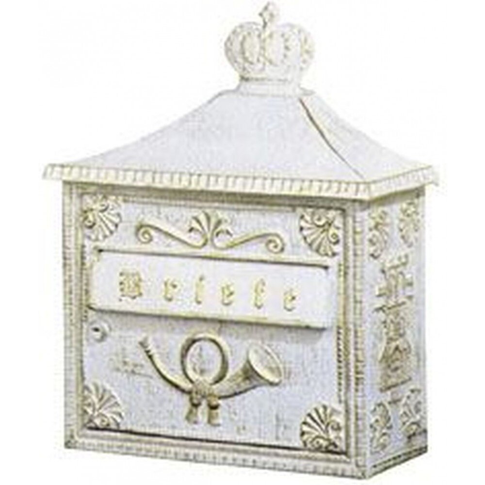 Boîte aux lettres Albert 700 Or, Blanc main product photo