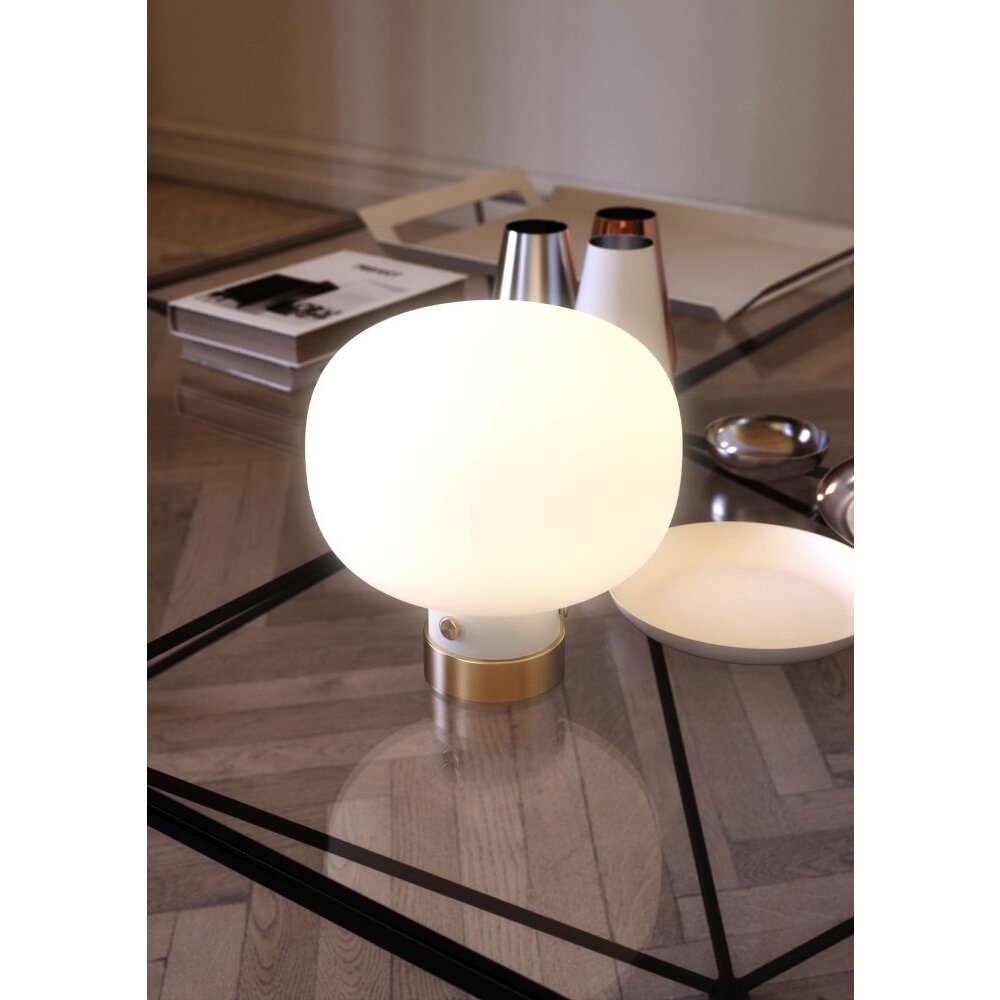 Lampe à poser Design For The People by Nordlux RAITO Blanc, 1 lumière main product photo