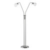 Lampadaire Trio-Leuchten Freddy LED Nickel mat, 2 lumières