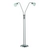 Lampadaire Trio-Leuchten Freddy LED Nickel mat, 2 lumières