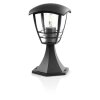 Borne d'éclairage Philips myGarden CREEK Noir, 1 lumière