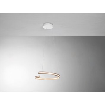 Suspension Bopp BREAK LED Aluminium, 1 lumière