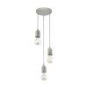 Suspension Eglo SILVARES Gris, 3 lumières