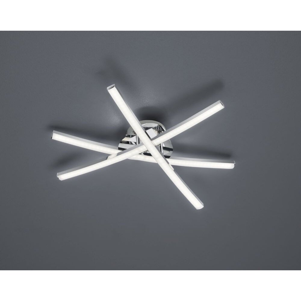 Plafonnier Reality CAPELLA LED Chrome, 3 lumières main product photo