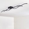 Plafonnier Flow LED Noir, 3 lumières