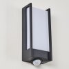 Applique murale d'extérieur Skove LED Anthracite, 1 lumière, Détecteur de mouvement