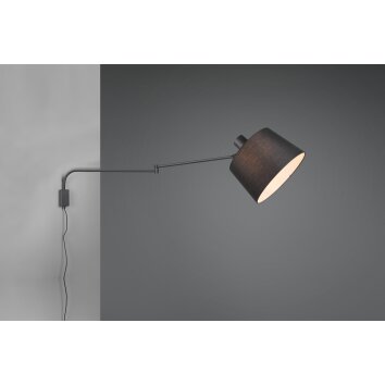 Applique murale Trio Baldo LED Noir, 1 lumière