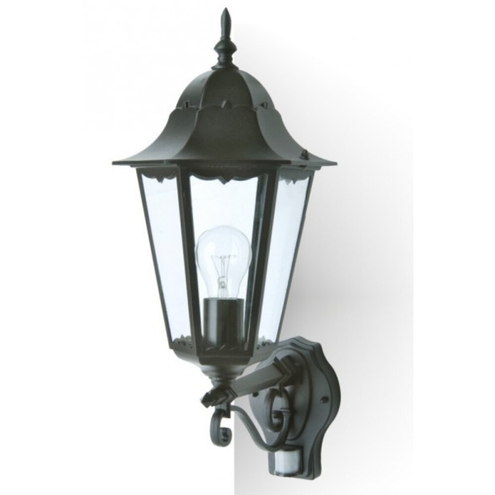 Applique extérieure LUTEC BRISTOL Noir, 1 lumière main product photo