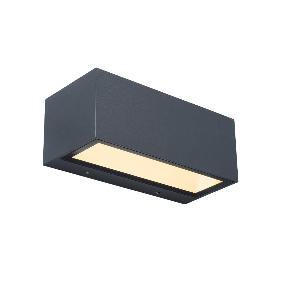 Applique murale d'extérieur Lutec GEMINI LED Anthracite, 2 lumières main product photo