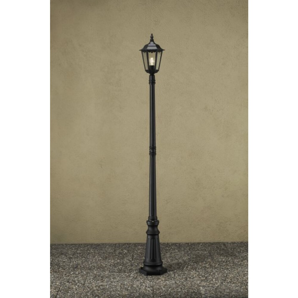 Borne d'éclairage Konstsmide Firenze Noir, 1 lumière main product photo
