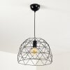 Suspension Hajom Noir, 1 lumière