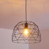Suspension Hajom Noir, 1 lumière