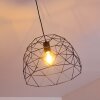 Suspension Hajom Noir, 1 lumière