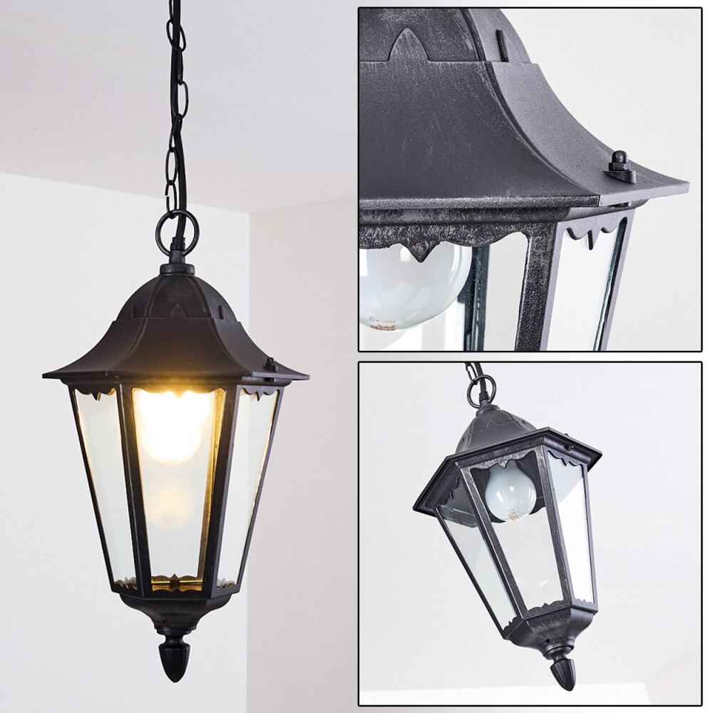 Suspension d'extérieur Gilze Noir, 1 lumière main product photo