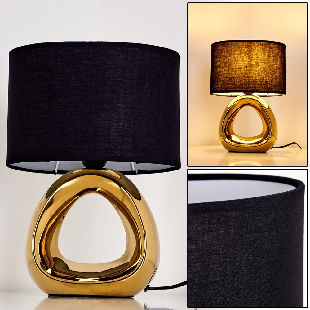 Lampe à poser Morcote Or, 1 lumière main product photo