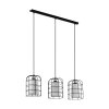 Suspension Eglo BITTAMS Noir, 3 lumières