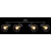 Spot Globo CLASTRA Noir, 4 lumières