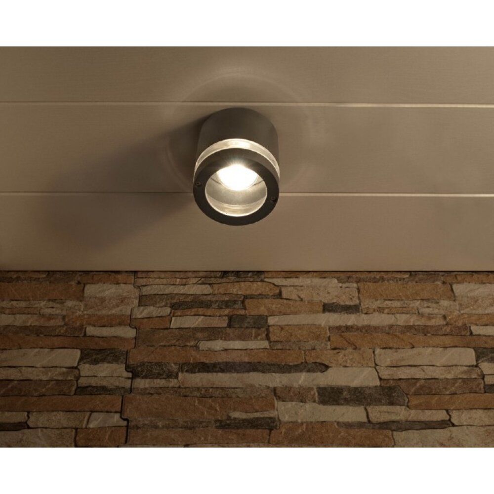 Applique extérieure LUTEC FOCUS Anthracite, 1 lumière main product photo