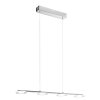 Lampe suspendue Eglo CARTAMA LED Chrome, 4 lumières