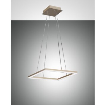 Suspension Fabas Luce Bard LED Or, 1 lumière