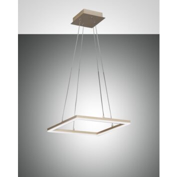 Suspension Fabas Luce Bard LED Or, 1 lumière