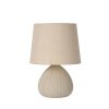 Lampe de table Lucide RAMZI Beige, 1 lumière